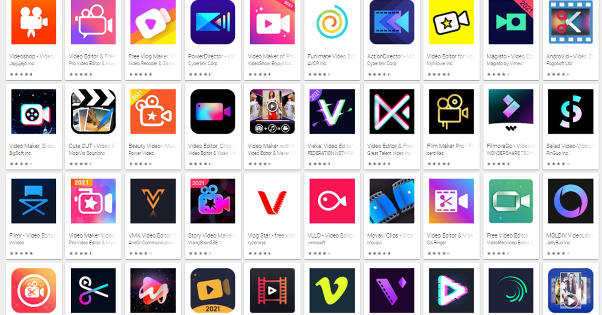أفضل تطبيقات المونتاج المجانية للموبايل